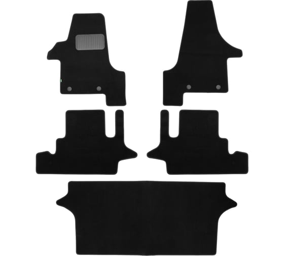 Коврики в салон Standard Klever VOLKSWAGEN Multivan Highline АКПП 2003-, 5 шт, КLEVER02511701210kh 1
