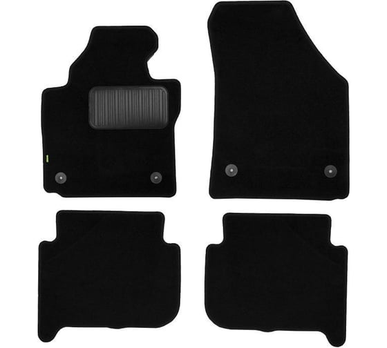 Коврики в салон Econom Klever VOLKSWAGEN Touran АКПП 2006-2014, мв., 4 шт, КLEVER01511001200k 1