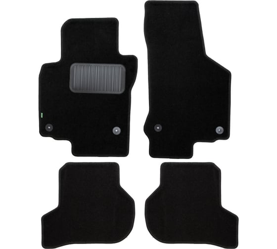 Коврики в салон Standard Klever VOLKSWAGEN Golf Plus АКПП 2005-2008, хб., 4 шт, КLEVER02511601210kh 1