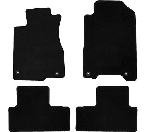 Коврики в салон Econom Klever HONDA CR-V, 2015-, кросс., с сабвуфером, 4 шт, КLEVER01183101200k 1