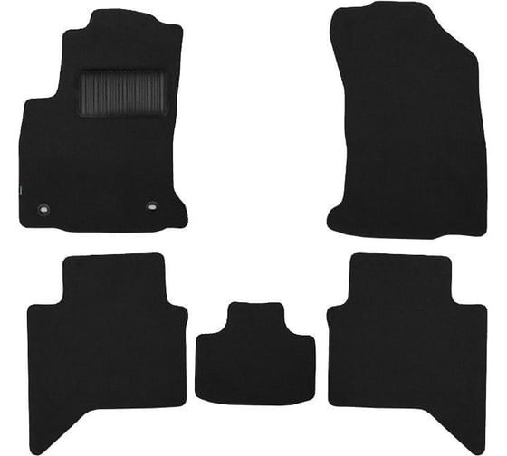 Коврики в салон Premium Klever TOYOTA Hilux, 2015-, пикап., 5 шт, КLEVER03489822110kh