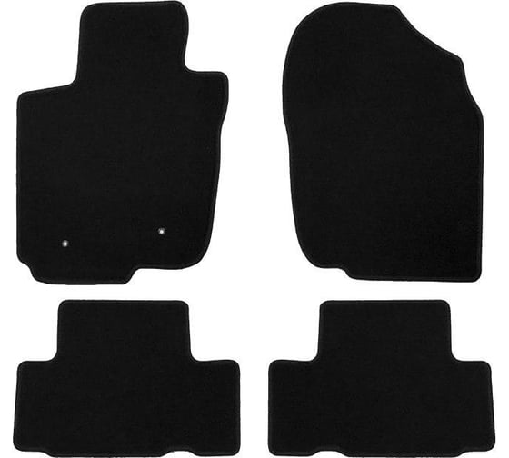 Коврики в салон Klever Econom TOYOTA Rav 4 2010-2013, кросс., 4 шт, KVR01485501200k