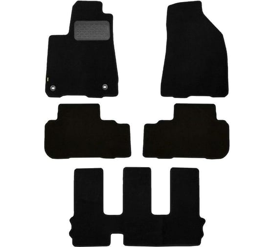 Коврики в салон Standard Klever TOYOTA Highlander 2014-, внед., 5 шт, KVR02487501210kh 1