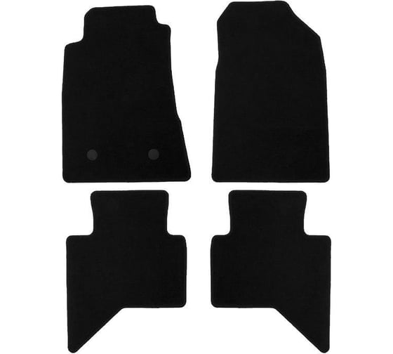 Коврики в салон Econom Klever ISUZU D-Max 2016- пикап, 4 шт. текстиль, КLEVER01210101200k