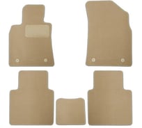 Коврики в салон Premium Klever GEELY GC9, 2016- сед., 5 шт. текстиль, бежевые, КLEVER04751122112kh