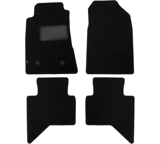 Коврики в салон Standard Klever ISUZU D-Max 2016- пикап, 4 шт. текстиль КLEVER02210101210kh 1