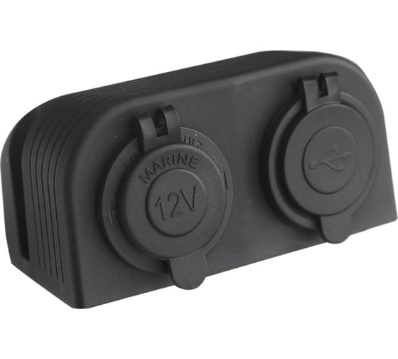 Комбинированная розетка с USB РИФ 3,1А, в корпусе RIF22-4-1009200 1