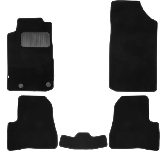 Коврики в салон Klever Premium PEUGEOT 206 1998- сед., хб., 5 шт. текстиль КLEVER03380122110kh 1