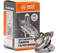 Автолампа АВТОЭЛЕКТРИКА h7 24-100 px26d, галогенная 24 в, 09.02406
