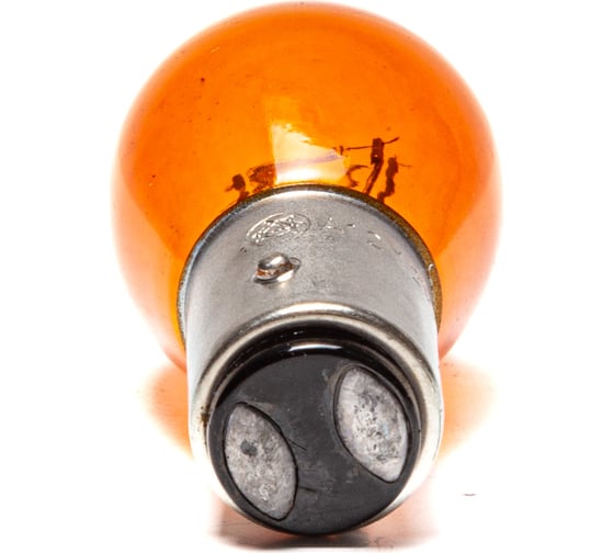 Автолампа АВТОЭЛЕКТРИКА а12-21+5/2 bay15d orange оранжевая, 12 в, 09.02365