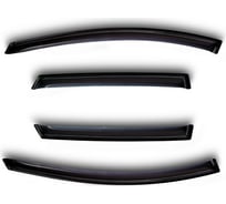 Дефлекторы окон SIM Toyota Fortuner, 2015-, 4 шт., темный NLD.STOFOR1532