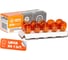 Автолампа АВТОЭЛЕКТРИКА а24-21+5 bay15d orange оранжевая, 24 в, 09.02377 1