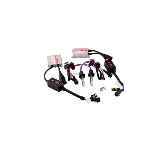 Автолампа би-ксенон SKYWAY H4 H/L, 12V, 35W, 4300K, 2 шт., провод, 2 блока розжига SH4 H_L 4300K D13 12V35W 1