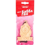 Ароматизатор SKYWAY подвесной, деревянный медведь RUSSIA, баббл гам S03405016