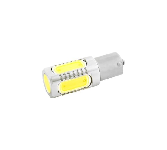 Автолампа диод SKYWAY S25, 5 SMD диодов, BA15s, 1-контактная, белая, противотуманные стопы, задний ход S08201056