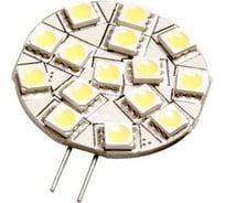 Автолампа диод SKYWAY G4, 15 SMD диодов, 1-контактная, белая, габариты, стопы SG4-15SMD-3528 W