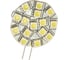 Автолампа диод SKYWAY G4, 15 SMD диодов, 1-контактная, белая, габариты, стопы SG4-15SMD-3528 W 3