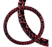 Оплетка SKYWAY Safari-4 M, черно/красная, вельвет S01104006