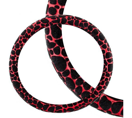 Оплетка SKYWAY Safari-4 M, черно/красная, вельвет S01104006 1