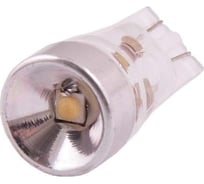 Автолампа диод SKYWAY T10, 1 SMD диод, 1-контактная, белая без цоколя, габариты ST10-1.5W (SMD) concave