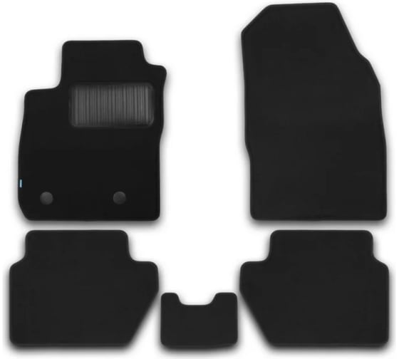 Коврики в салон Klever Premium FORD Fiesta 3D 2008-2012, хб., 5 шт. текстиль КLEVER03162322110kh