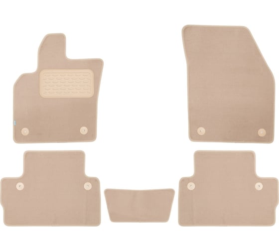 Коврики в салон Klever Premium VOLVO C30 АКПП 2006-2009, 2010-, хб., 5 шт. КLEVER04500622112kh 1