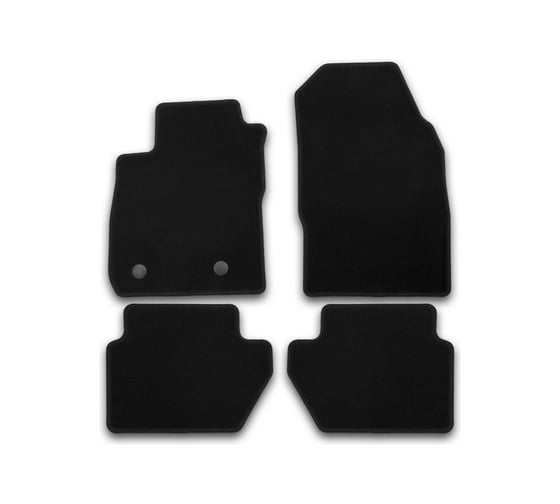 Коврики в салон Klever Econom SEAT Leon АКПП 2007- хб., 4 шт. текстиль КLEVER014402101200k 1
