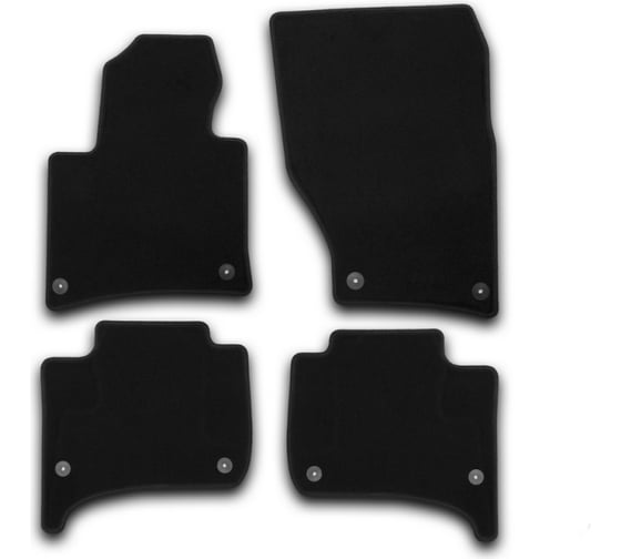 Коврики в салон Klever Econom VOLKSWAGEN Touareg 2010-2018, внед., 4 шт. KVR01513601200k 1