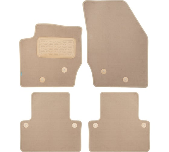 Коврики в салон Klever Premium VOLVO XC90 АКПП 2002-2015, внед., 4 шт. КLEVER04500422112kh