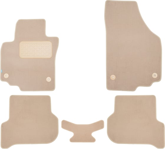 Коврики в салон Klever Premium VOLKSWAGEN Golf Plus АКПП 2005-2008, хб., 5 шт. КLEVER04511622112kh KLEVER04511622112kh 1