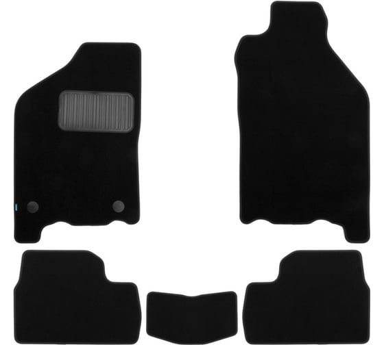 Коврики в салон Klever Premium ВАЗ 2114 2003-2014, хб., 5 шт. текстиль КLEVER03520922110kh 1