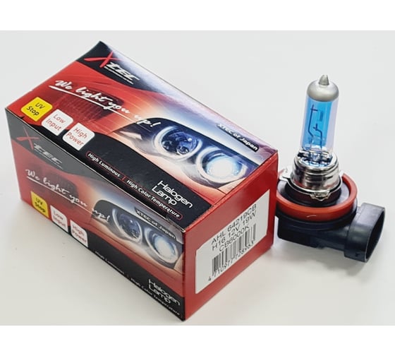 Автолампа Xtec h16 12 v, 19 w, pgj19-3, белый яркий свет, cb6000 AHL 64219CB 1