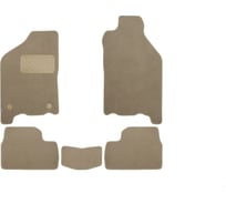 Коврики в салон Klever Premium ВАЗ 2113 2004-2013, хб., 5 шт. текстиль, бежевые КLEVER04522622112kh KLEVER04522622112kh