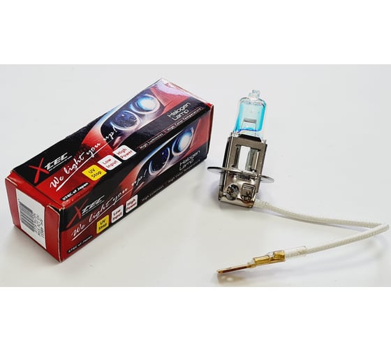 Автолампа Xtec neon blue h3 12 v, 55 w, pk22s, белый свет-голубой оттенок AHL 48633