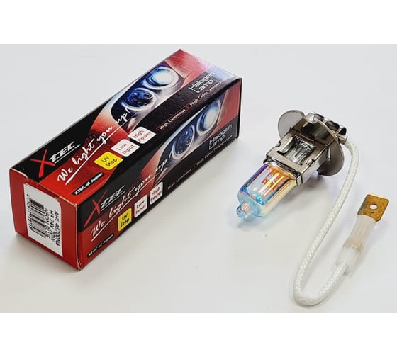 Автолампа Xtec neon blue h3 24 v, 70 w, pk22s, белый свет-голубой оттенок AHL 48700NB 1