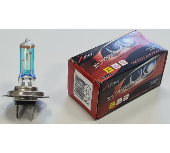 Автолампа Xtec neon blue h7 12 v, 55 w, px26d, белый свет-голубой оттенок AHL 48638