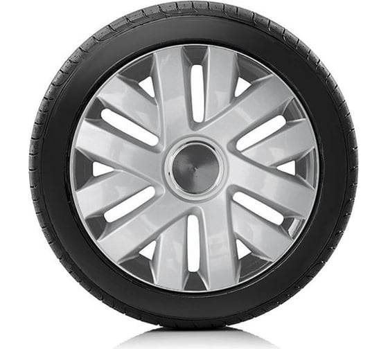Колпаки на колёса AUTOPROFI размер 15 370мм WC-1145 SILVER 15