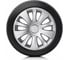 Колпаки на колёса AUTOPROFI 15, 370 мм, 4 шт. WC-1155 SILVER 15 2