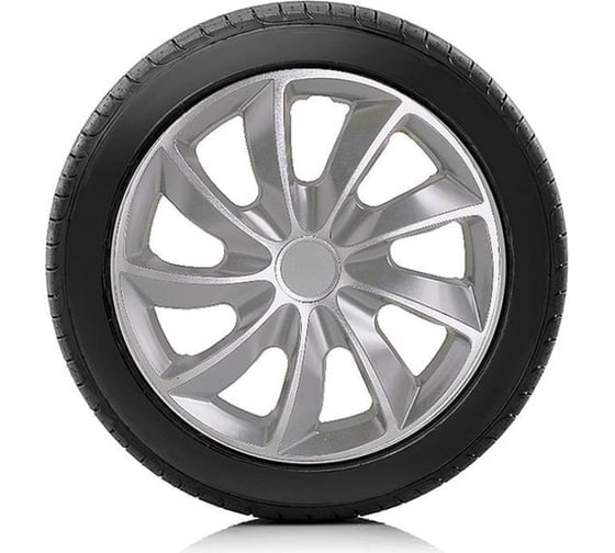 Колпаки на колёса AUTOPROFI размер 15 370 мм WC-2005 SILVER 15