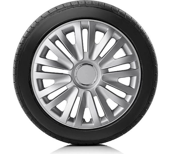 Колпаки на колёса AUTOPROFI размер 15 370мм WC-1105 SILVER 15
