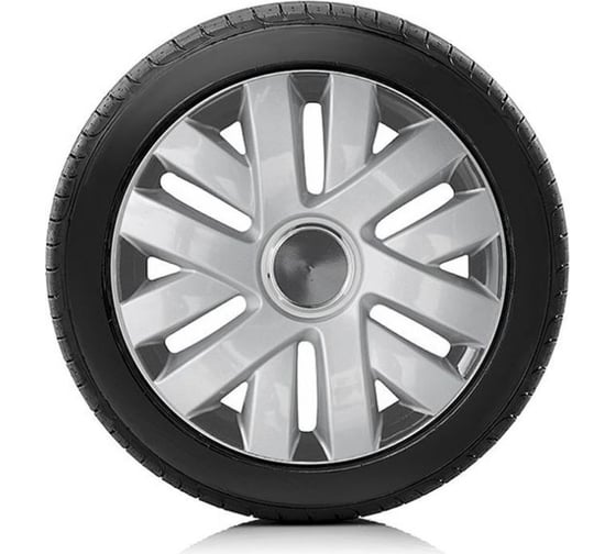 Колпаки на колёса AUTOPROFI размер 16 400мм WC-1145 SILVER 16