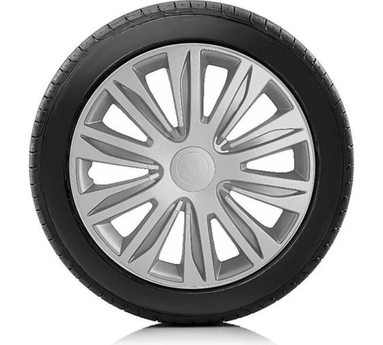 Колпаки на колёса AUTOPROFI размер 16 400мм WC-2010 SILVER 16