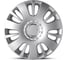 Колпаки на колёса AUTOPROFI размер 16 400мм WC-1150 SILVER 16 1