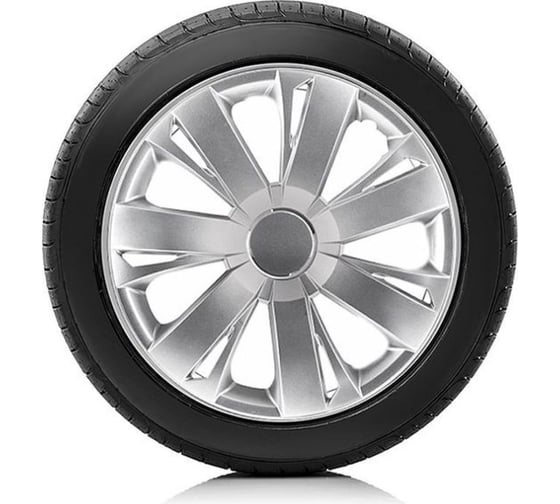 Колпаки на колёса AUTOPROFI размер 16 400мм WC-2015 SILVER 16