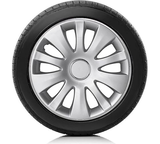 Колпаки на колёса AUTOPROFI размер 16 400мм WC-1155 SILVER 16