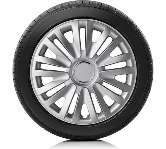 Колпаки на колёса AUTOPROFI размер 16 400мм WC-1105 SILVER 16