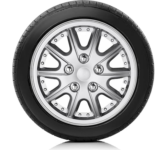 Колпаки на колёса AUTOPROFI размер 15 370мм WC-2025 SILVER 15