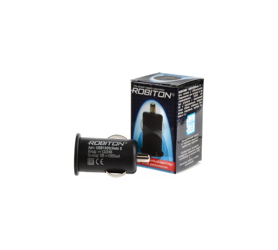 USB1000/Auto Robiton, 1000 мА, с USB входом, /12-24V/, BL1 13706