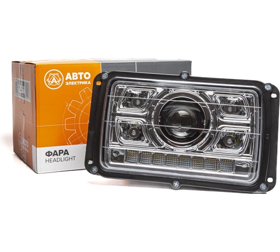 Фара АВТОЭЛЕКТРИКА 36.3775-20 led ae светодиодная с дхо, переключение поворота маз, белаз, краз, уралаз, камаз 09.2247
