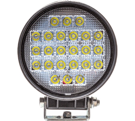 Фара АВТОЭЛЕКТРИКА ae72r-24led-65hc круглая, направленный свет, 24 диодов, 72 w, 115x65x142, 12/24 v 09.02419